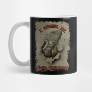 Funny Iguana Valentine your 2021 Reptile Valentine Mug